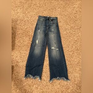 Sneak Peek Distressed Blue Women's Jeans